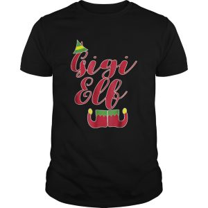 Pretty Gigi Elf Funny Christmas for Grandmothers shirt