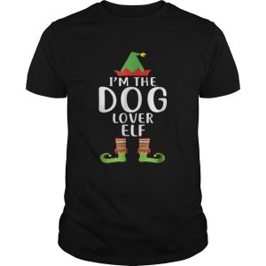 Pretty Im The Dog Lover Elf Matching Family Group Christmas shirt