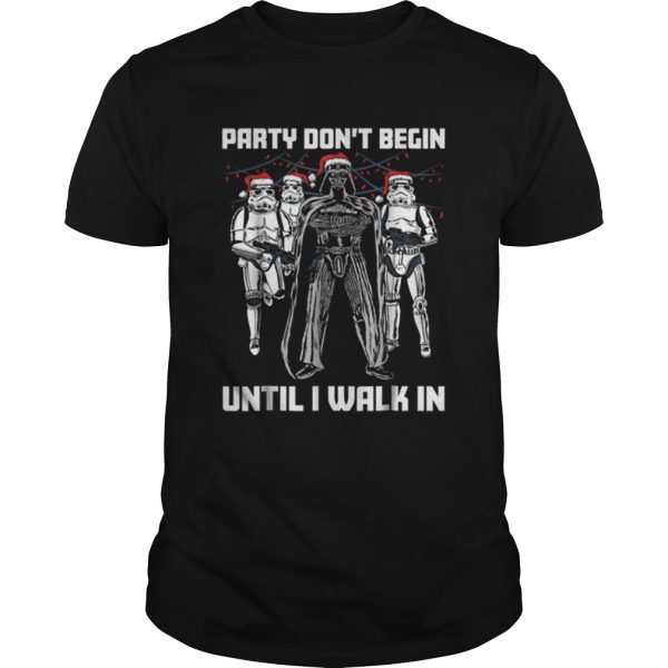 Pretty Star Wars Santa Vader Party When I Walk In Christmas shirt