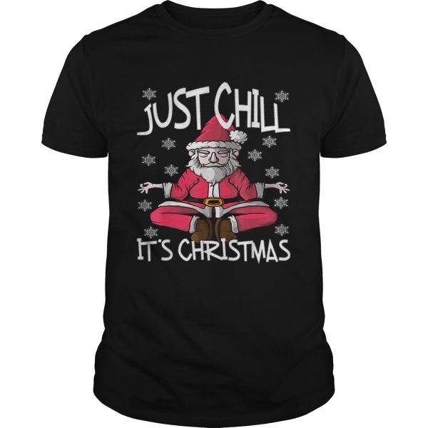 Pretty Yoga Santa Claus Christmas Snowflakes Nice Cute Funny shirt