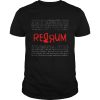 REDRUM Scary Vintage Horror Movie QuoteHalloween shirt