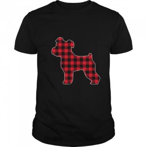 Red Plaid Buffalo Cute Miniature schnauzer Christmas Pajamas shirt