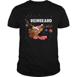 Reinbeard Reindeer Beard Lover Christmas shirt