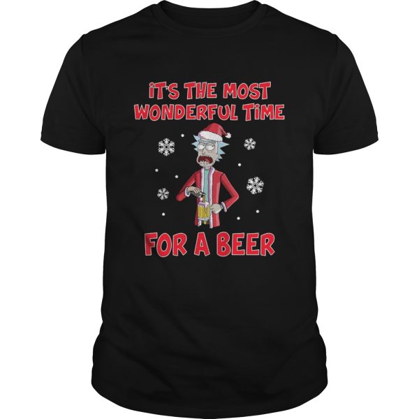 Rick Sanchez Its the most wonderful time for a beer shirt