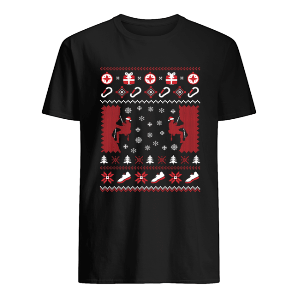 Rock ClimbingBouldering Ugly Christmas Shirt