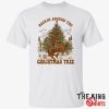 Rockin Around The Christmas Tree T Shirt For Unisex With Cowboy