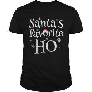 SANTAS FAVORITE HO Matching Family shirt