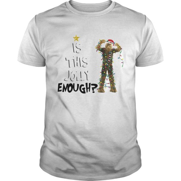 Santa Chewbacca is this jolly enough christmas shirt