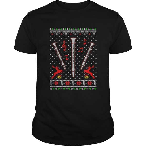 Santa Clarinet Ugly Christmas shirt