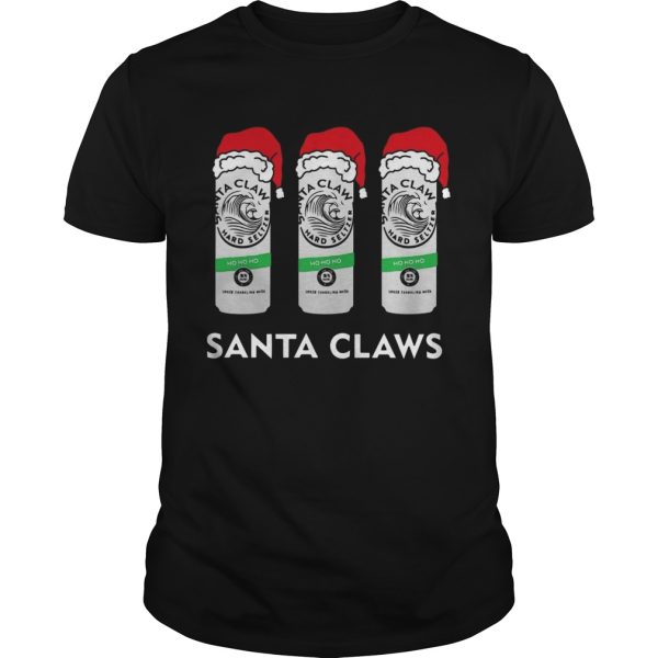 Santa Claws hard Seltzer ho ho ho shirt