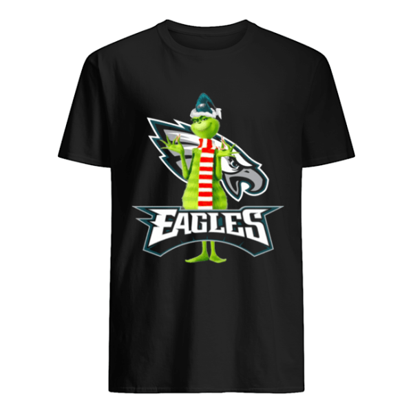 Santa Grinch Philadelphia Eagles Christmas shirt