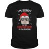Santa Grumpy Cat 911 Im sorry the nice dispatcher is on vacation shirt