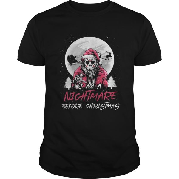 Santa Jason Vorhees I ams nightmare before christmas shirt