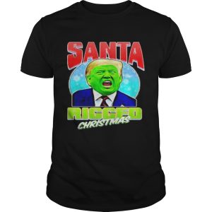 Santa Ricced Christmas Donald Trump Election shirt