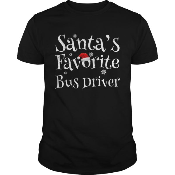 Santas Favorite Bus Driver shirt