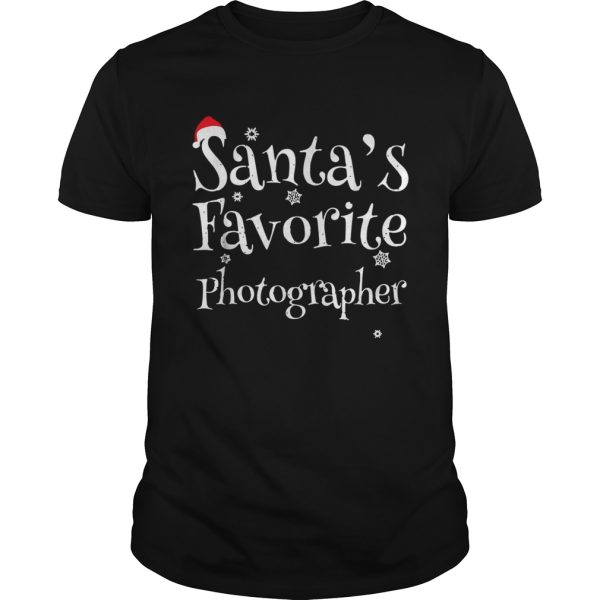 Santas favorite Photographer Christmas shirt