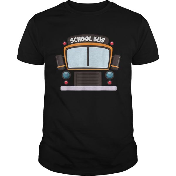 School Bus Costume Boys Girls Halloween Bus Driver Men shirt