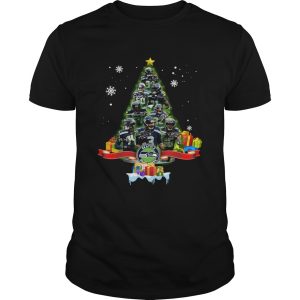 Seattle Seahawks Football Players Signatures Tree Christmas shirt