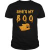 Shes My Boo Funny Couples Halloween Costume Matching Family shirt