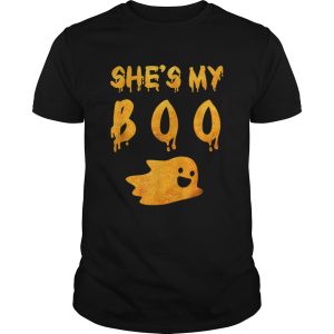 Shes My Boo Funny Couples Halloween Costume Matching Family shirt