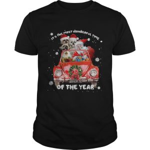 Shih Tzu and Santa its the most wonderful time of the year Christmas shirt