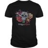 Skull rose stella rosa shirt