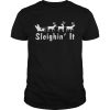 Sleighin It Christmas Shirt