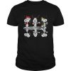 Snoopy Christmas reflection water mirror shirt