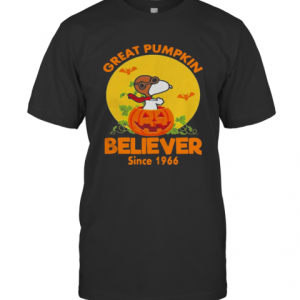 Snoopy Great Pumpkin Believer Since 1966 Halloween T-Shirt