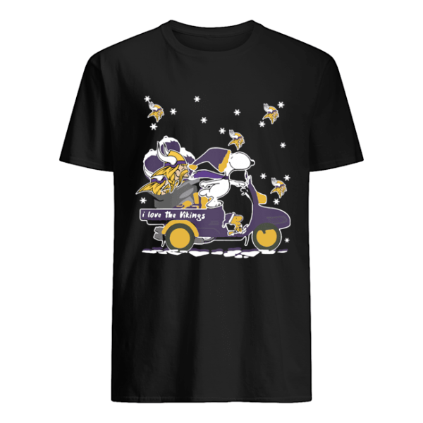 Snoopy I Love The Minnesota Vikings Christmas shirt