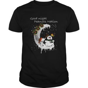 Snoopy good night Peanuts nation Christmas shirt