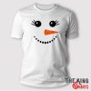 Snowman Girl Face For Girls Christmas Winter T-Shirt