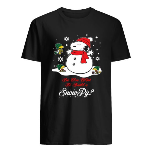 Snowman Snoopy Snowpy Christmas shirt