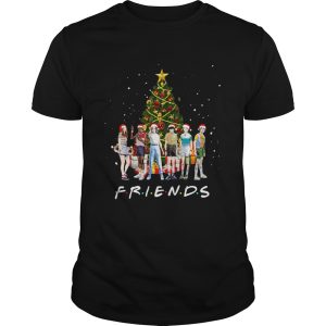 Stranger Things Characters Friends Christmas Tree shirt