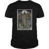 Temperance Tarot Card Gothic Halloween Crying Angel Statue shirt