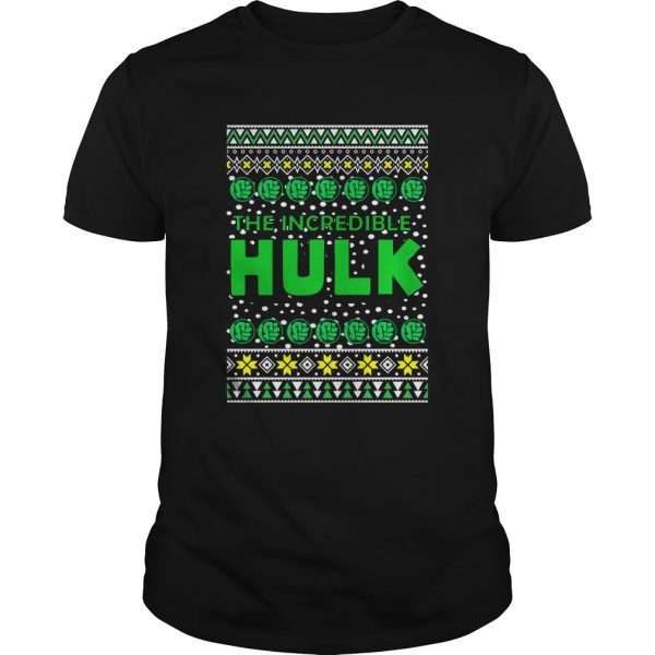 The Incredible Hulk Logo Ugly Christmas shirt