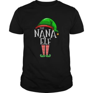 The Nana Elf Family Matching Group Christmas shirt