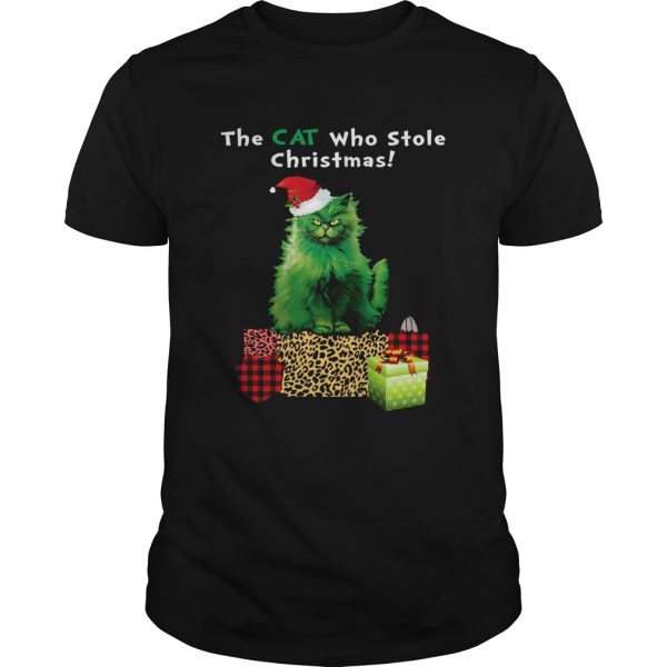 The cat who stole Christmas shirt