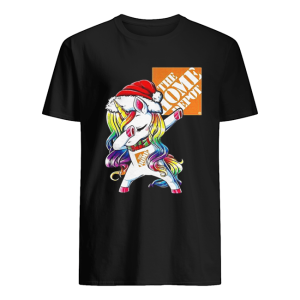 The home depot christmas dabbing unicorn shirt