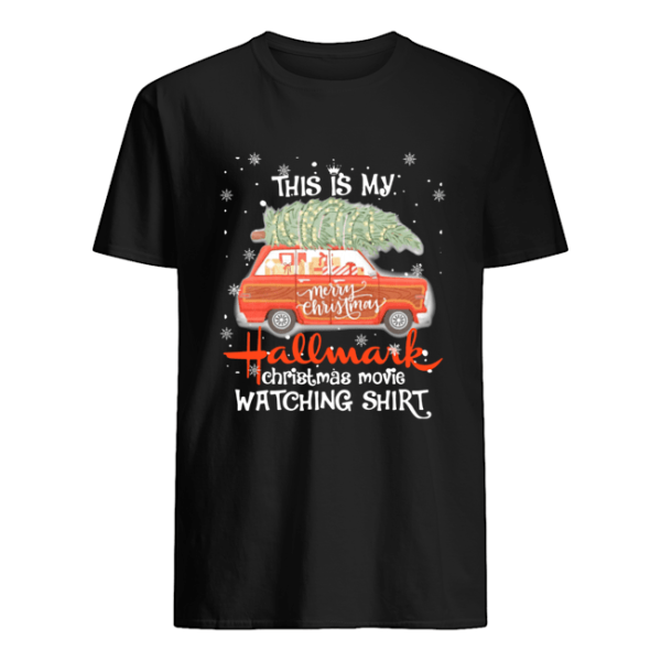 This is my Hallmark Christmas movie watching red car shirt
