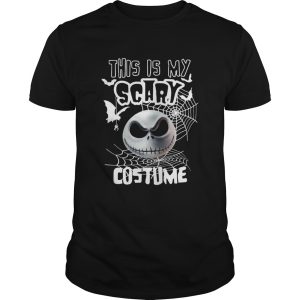 This is my scary costume halloween Jack Skellington shirt