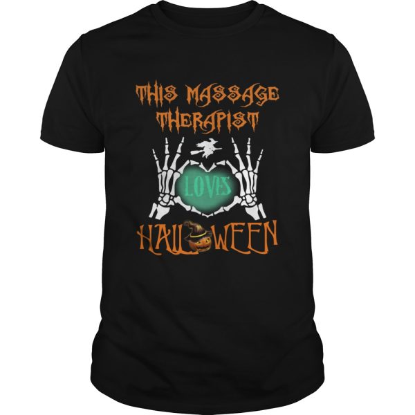 This massage therapist loves Halloween shirt