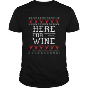 Top Wine Funny Holiday Ugly Christmas shirt