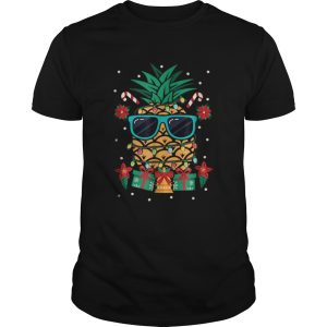 Tropical Christmas Cruise Festive pineapple shirt