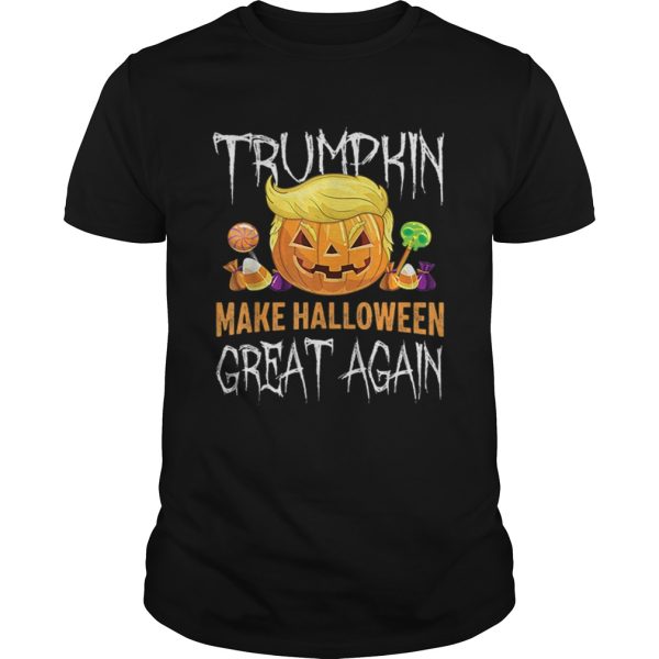 Trumpkin Make Halloween Great Again Trump Hair Pumpkin shirt