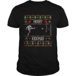 Ugly Christmas Football Sport Team Kicker TShirt