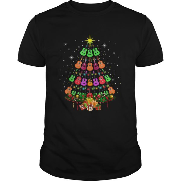 Ukulele Christmas Tree Merry Xmas shirt