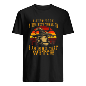 Vintage I Just Took A DNA Test 100 That Witch Halloween shirt