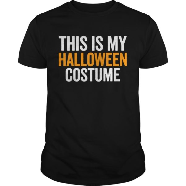 Vintage This Is My Halloween Costume Funny Retro Shirt