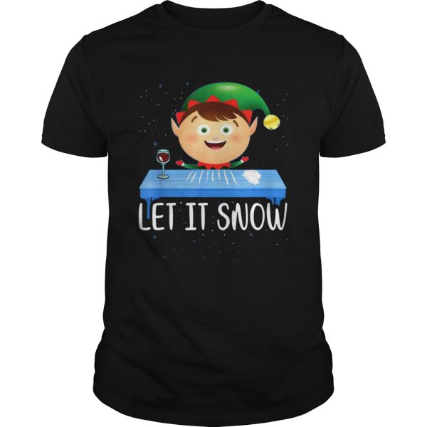 Walmart Cocaine Santa ELF Let It Snow shirt